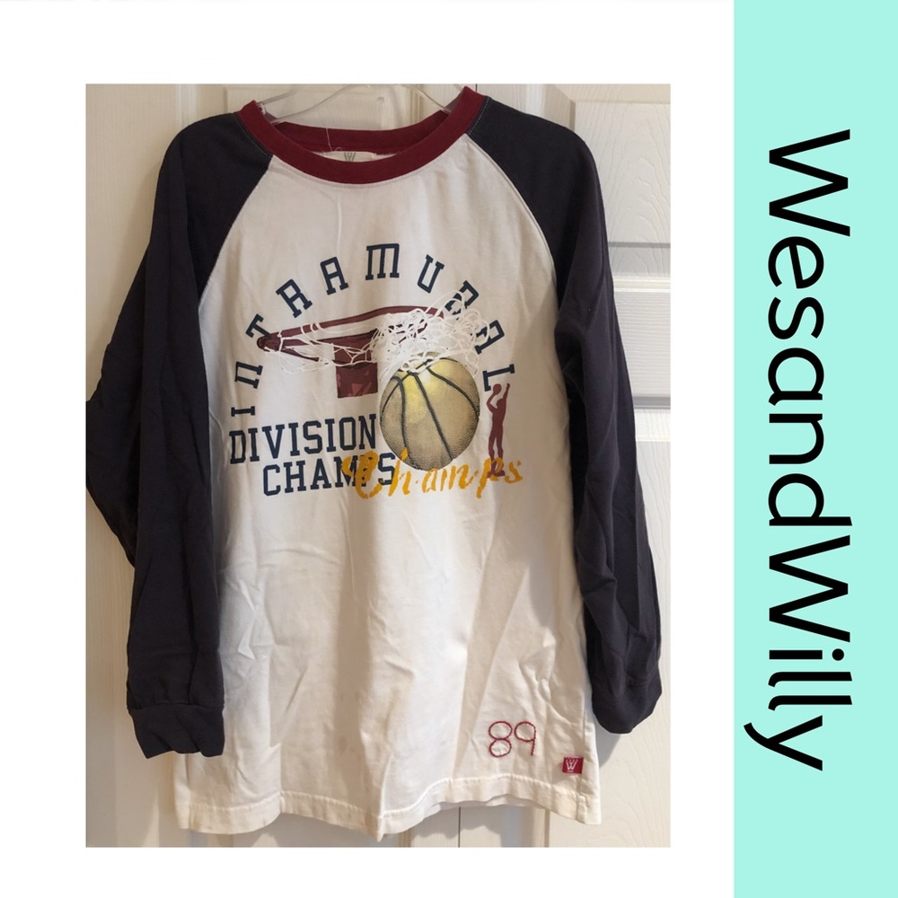 WesandWilly Boys Basketball Top XL